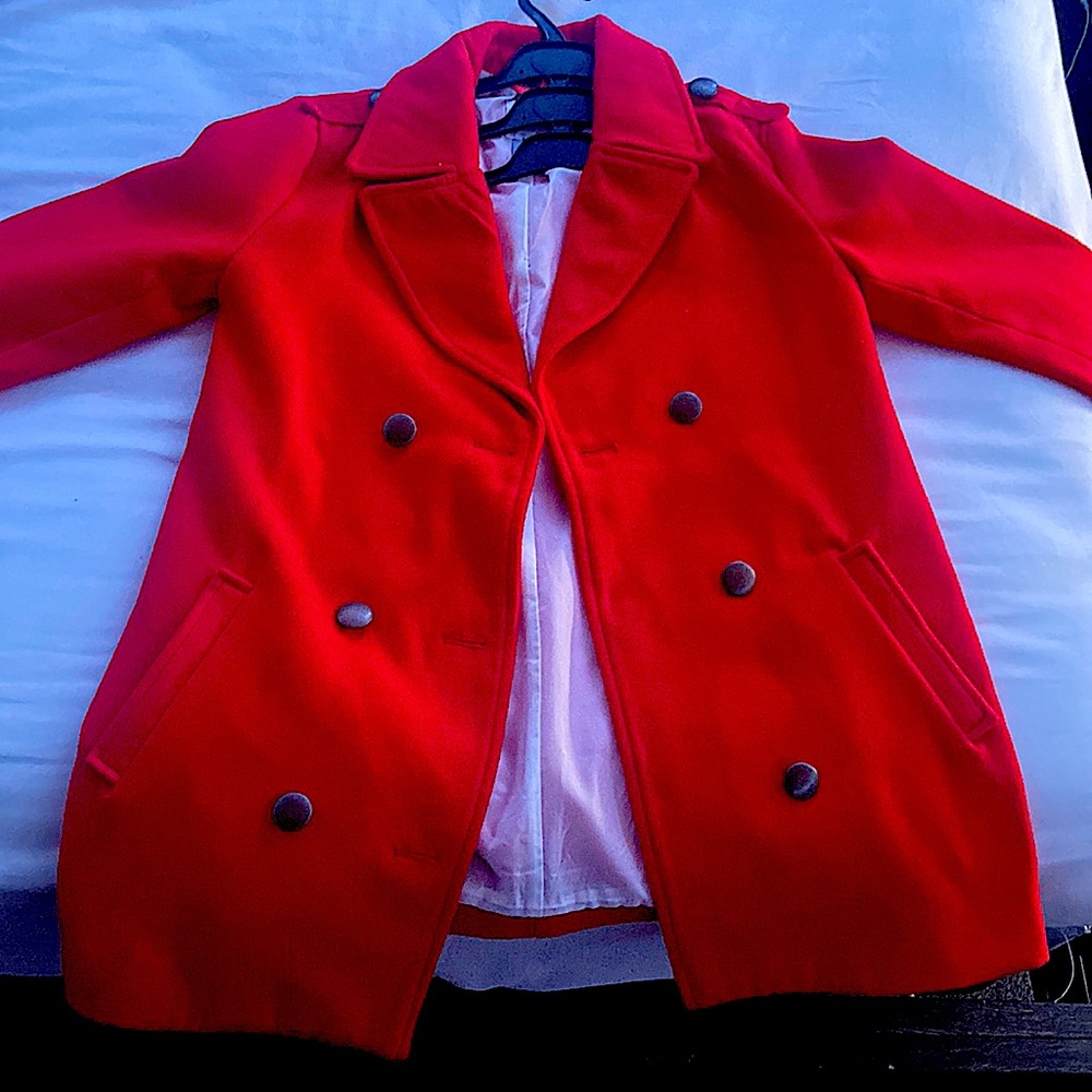 Old navy, Medium length red jacket